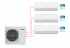 Мульти сплит-система MSZ-HJ25VA ER1*3 + MXZ-3HJ50VA ER1